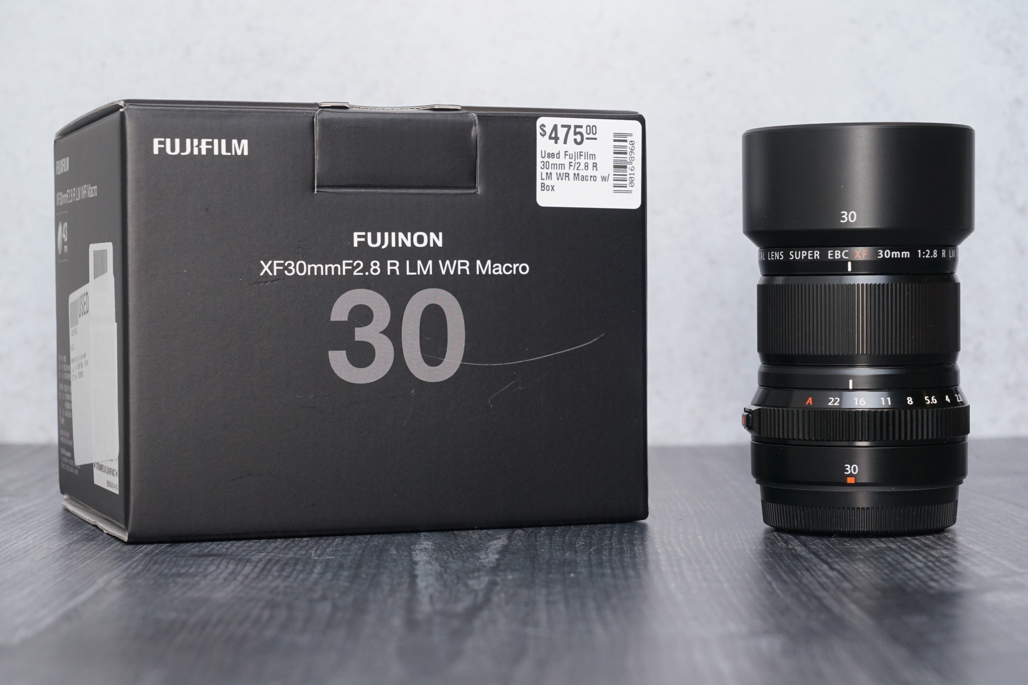 Used FujiFilm 30mm F/2.8 R LM WR Macro w/ Box - Focal Point Photography