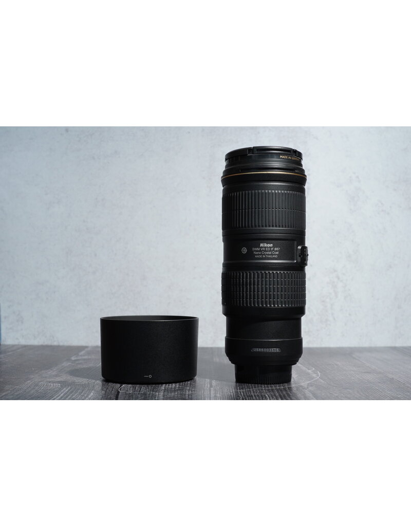 Nikon Used Nikon AF-S 70-200mm f/4 G ED VR Lens w/ Hood