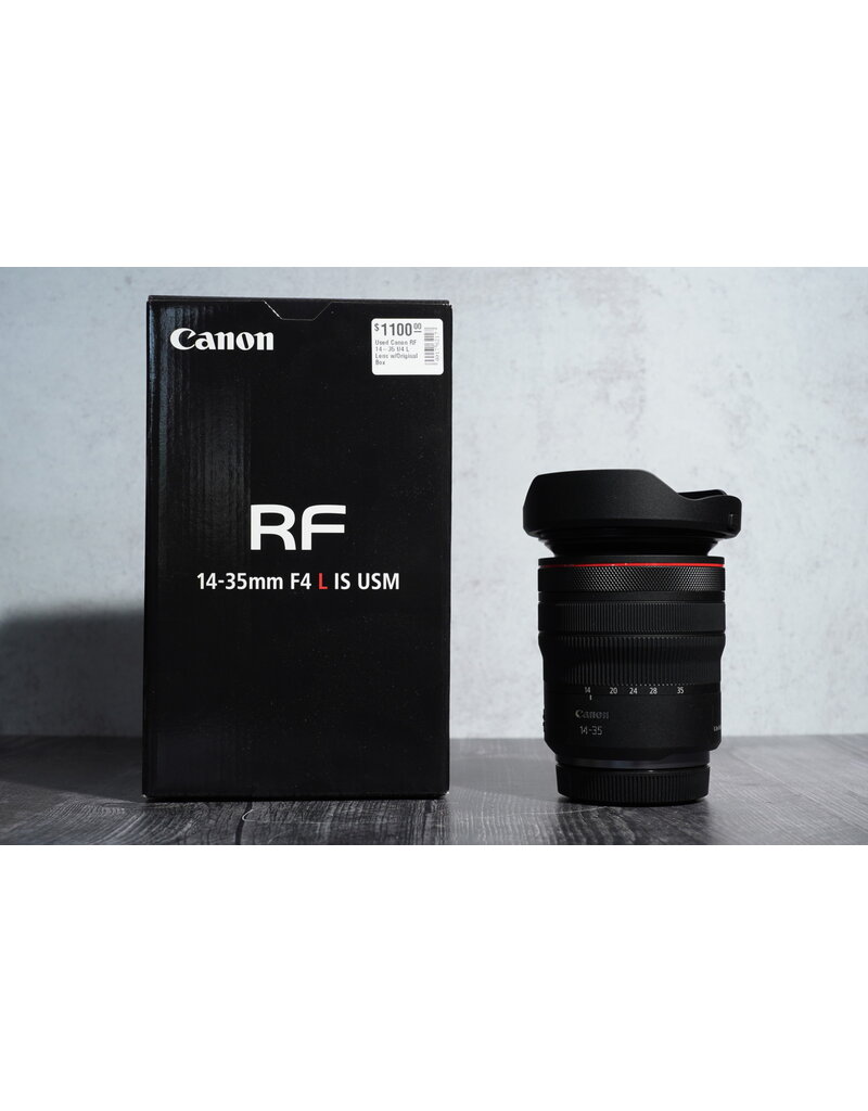 Canon Used Canon RF 14-35mm F/4L Lens w/ Original Box