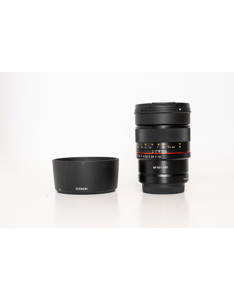 Rokinon Used Rokinon 85mm f/1.4 Lens w/Hood for Canon RF (Manual Focus)