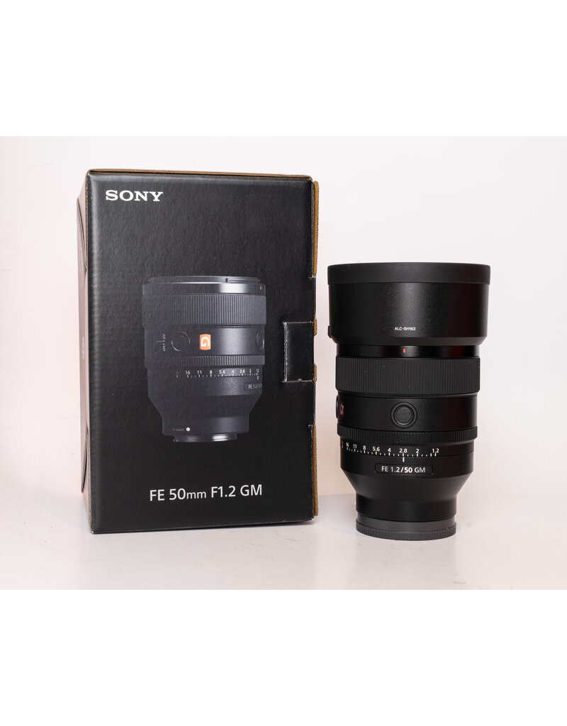 Sony Used Sony FE 50mm F/1.2 GM Lens w/ Hood + Original Box