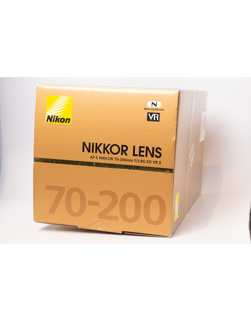 Nikon Used Nikon 70-200mm f/2.8 G II VR Lens w/Hood + Original Box