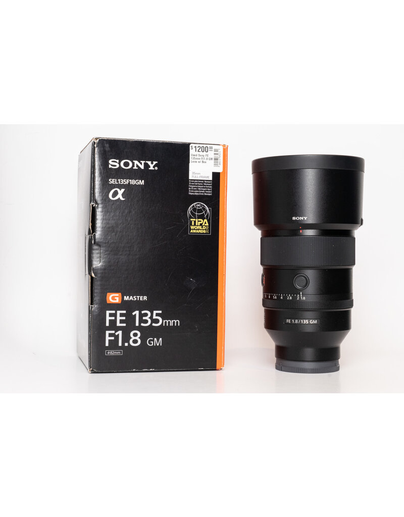 Sony Used Sony FE 135mm F/1.8 GM Lens w/ Box