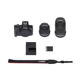 Canon Canon EOS R50 RF-S 18-45mm & 55-210mm Lens Kit Black