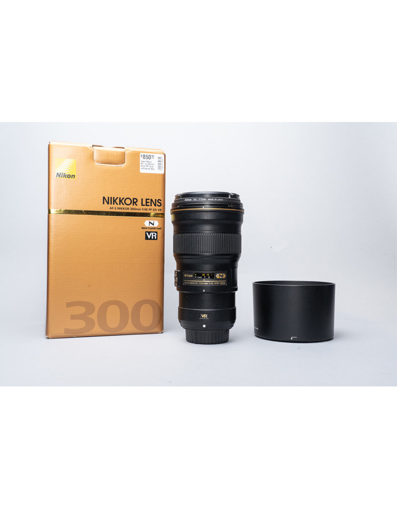 Nikon Used Nikon AF-S 300mm f/4 E PF Lens w/Original Box
