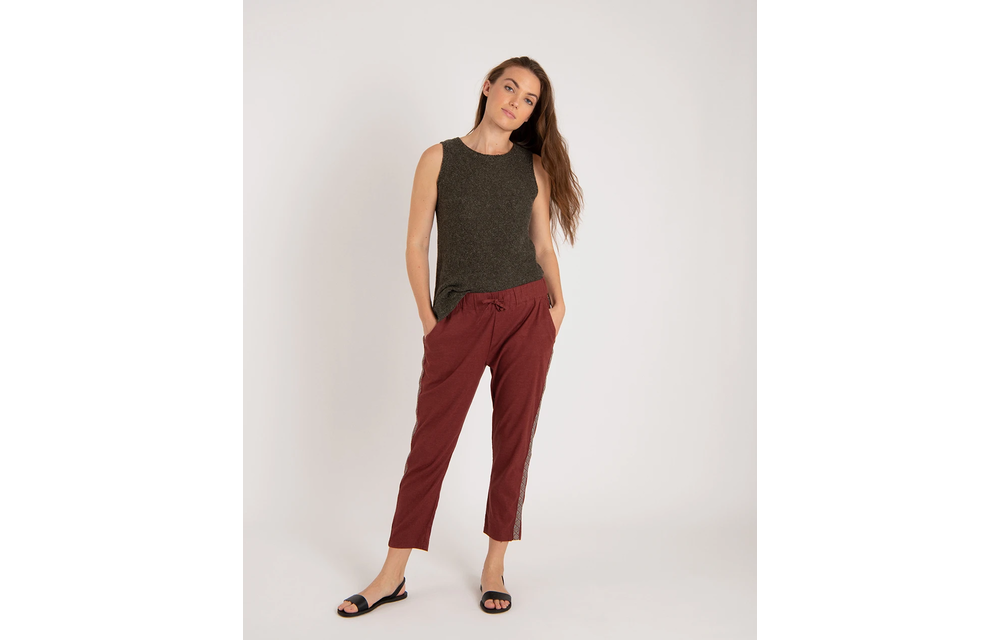 Kiran Cropped Hemp Pant