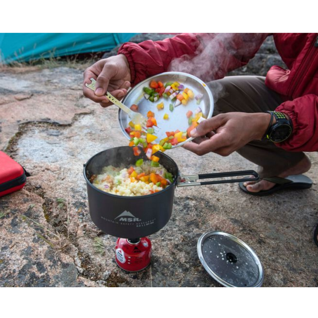 Ceramic Nonstick 2-Pot Set, Camping Pot Set