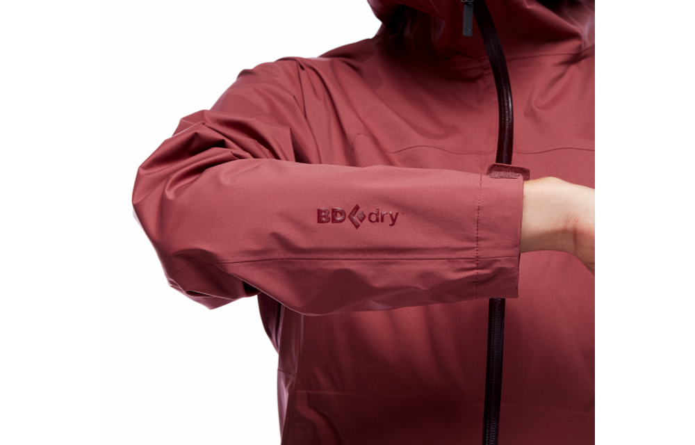 Black Diamond- Women Stormline Stretch Rain Shell