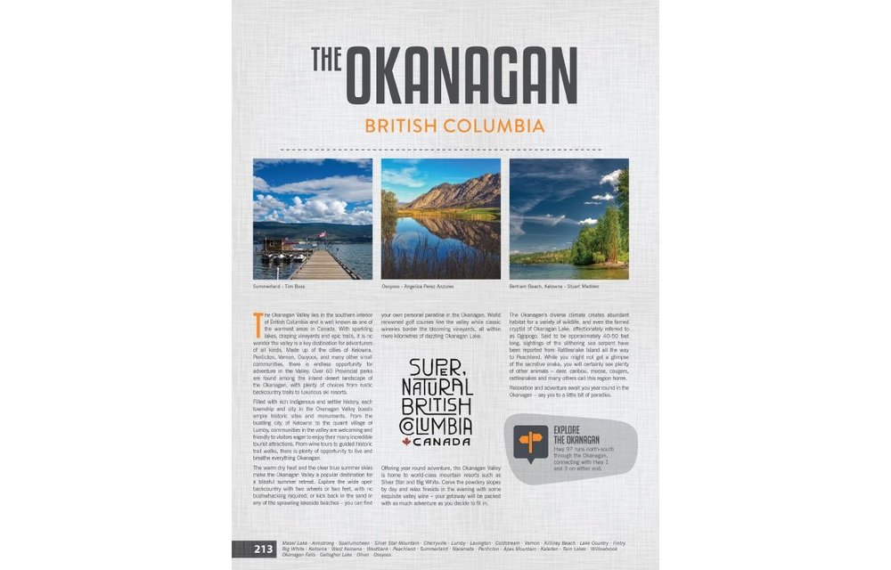 Thomson/Okanagan BC