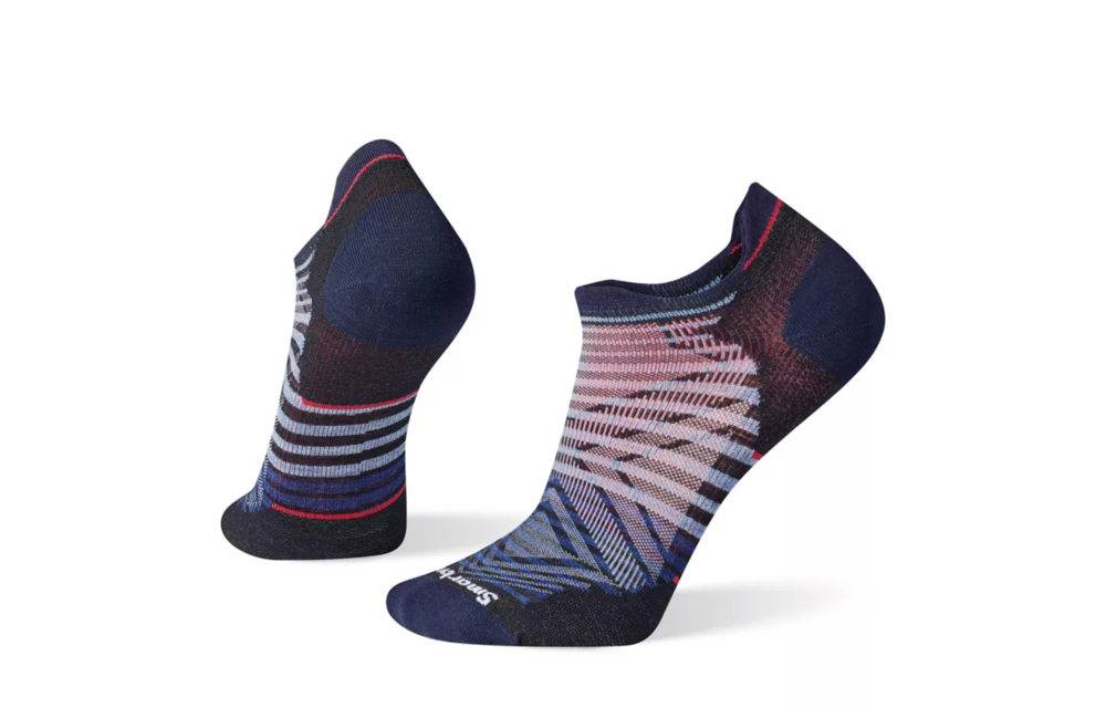 Run Zero Cushion Low Ankle Pattern Socks