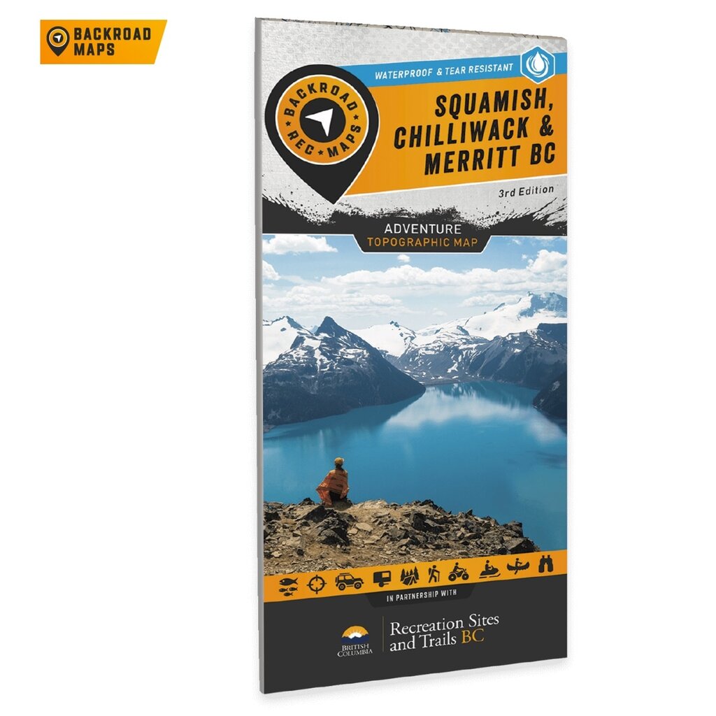 Backroad Mapbooks Chilliwack-Merrit-BC Map 3rd Edition