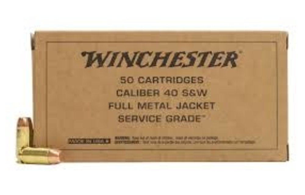 Winchester 40 S&W FMJ 180gr (SG40W)