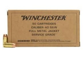 Winchester 40 S&W FMJ 180gr (SG40W)