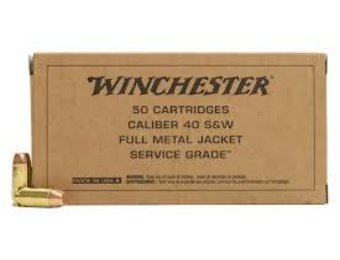 Winchester 40 S&W FMJ 180gr (SG40W)