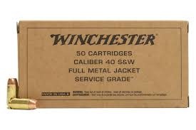 Winchester 40 S&W FMJ 180gr (SG40W)