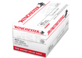 Winchester 40 Cal 100 Round Brass case FMJ 165gf