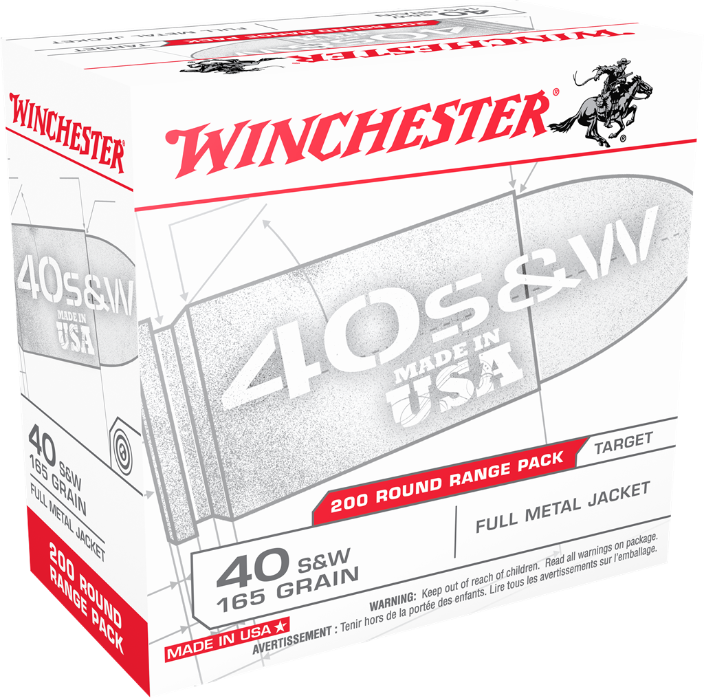 WIN CART 40SW 165GR FMJ 200PK (usa40w)
