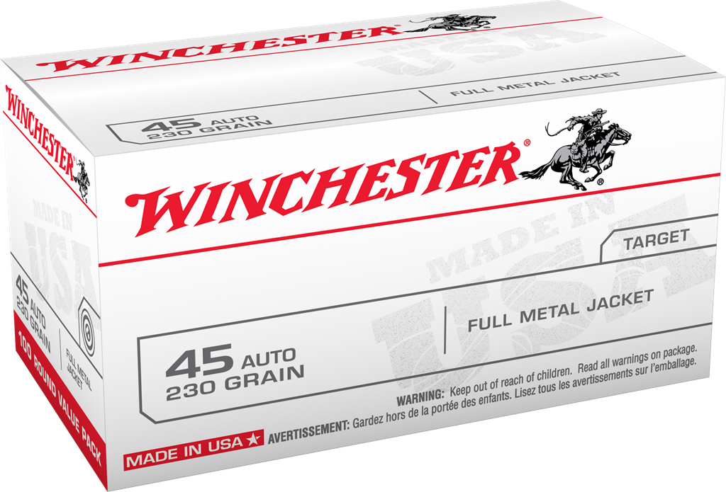 Winchester 45AP 230GR FMJ 100PK
