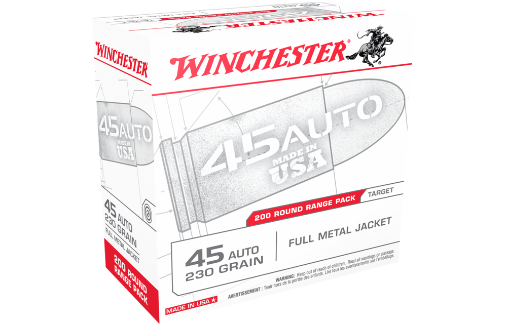 Winchester 45ACP 230GR FMJ 200PK