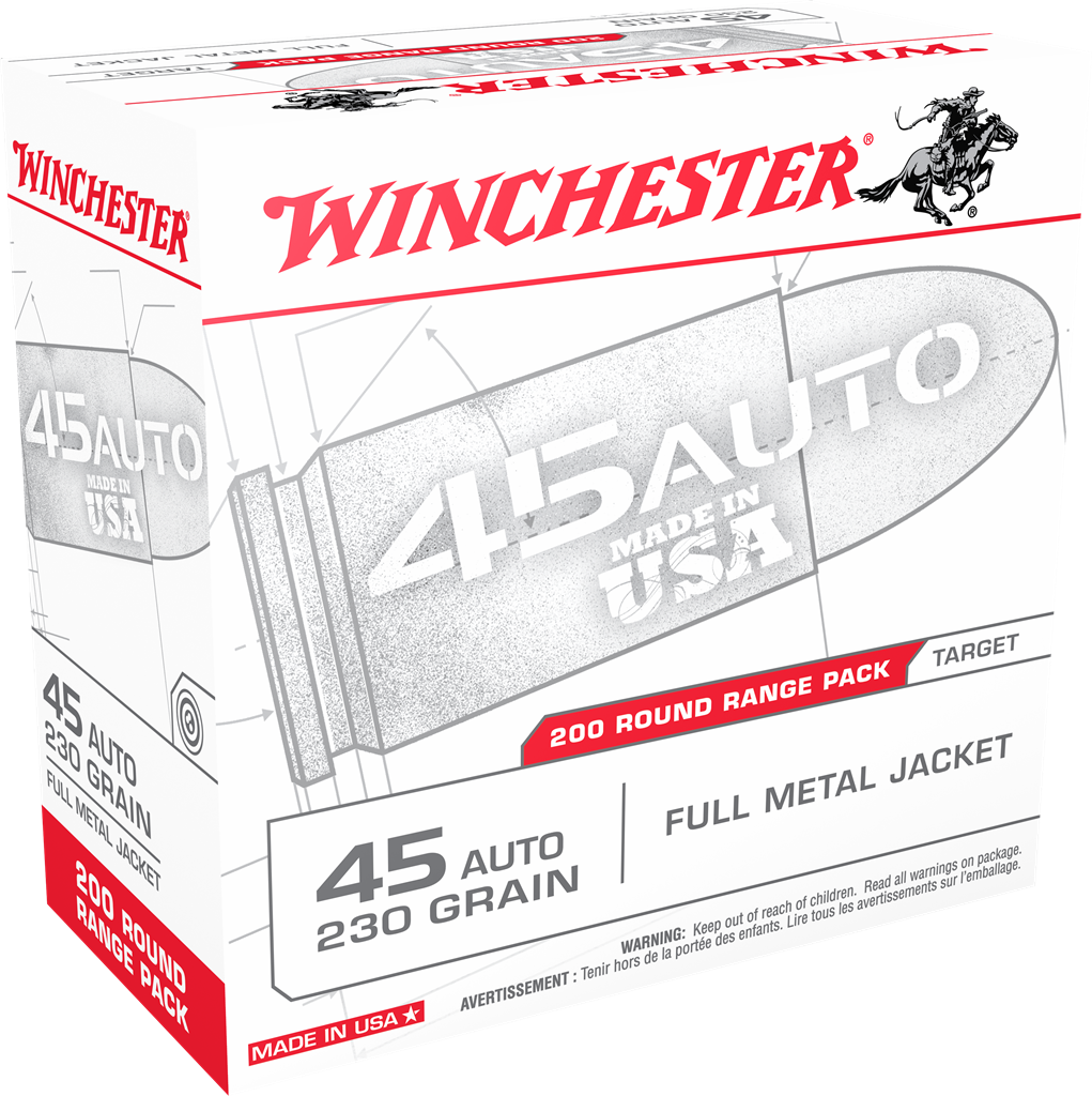Winchester 45ACP 230GR FMJ 200PK