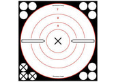 Birchwood Casey 34802 White/Black Bull's-Eye X 6 Targets