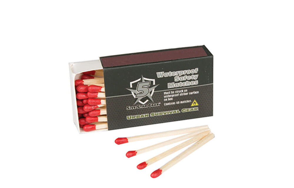 5ive Star Waterproof Safety Matches 4584