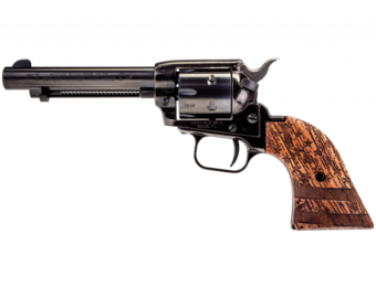 RR .22LR BK 4-3/4” 6-RDS BURN WOOD 02 FLAG