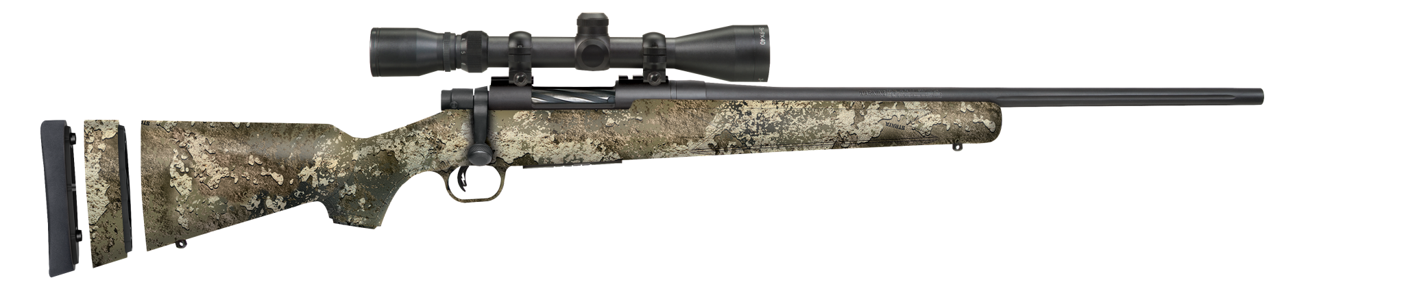 Mossberg 28065 Patriot Super Bantam Bolt Rifle 243 Win 20" Fluted BBL