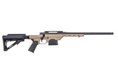 Mossberg MVP LC Bolt Action Rifle .308 Win 18.5" Fluted Bull Barrel MDT LSS Light Chassis FDE Stock Matte Blued Finish