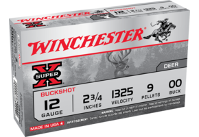 12 GAUGE 2-3/4 1325  9 Pellets Buffered Shot