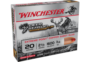 20 ga 2-3/4 1600 Sabot Slug Deer Season XP Copper Impact