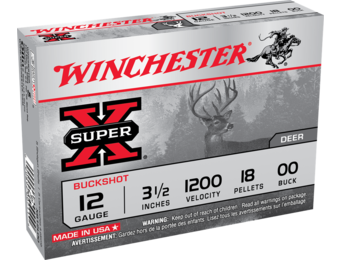 12 GAUGE 3-1/2"  18 Pellets Magnum Buffered Shot