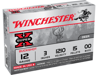 12 Ga 3 Inch 00 Buck 15 Pellets ***Limit 5 Per Customer***