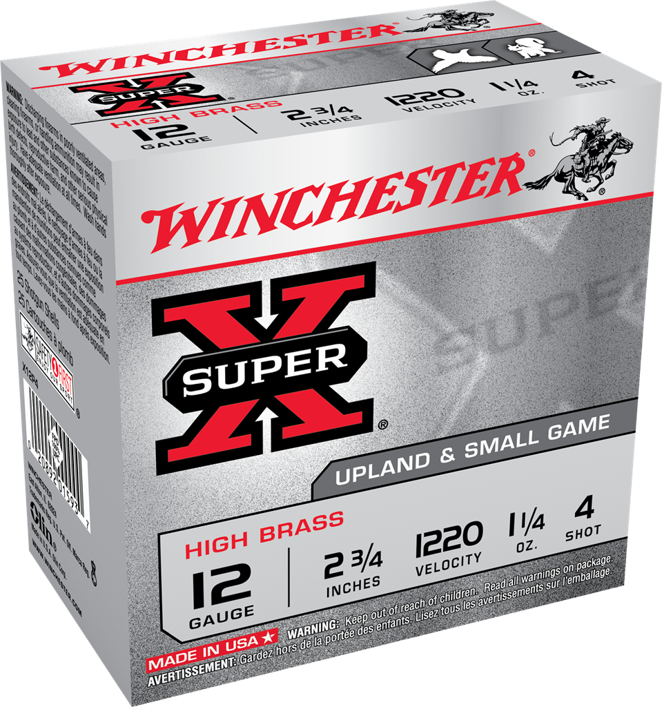 Winchester 12 GAUGE 2-3/4 #4 (X12P4)