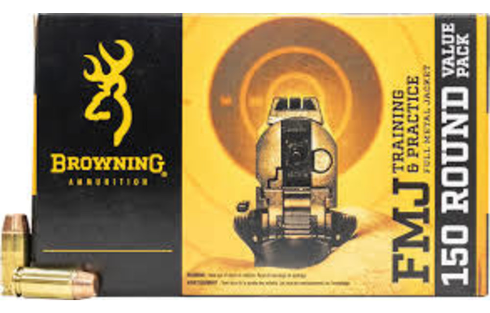 Browning 380 ACP 95gr FMJ 150 rounds