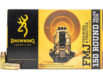 Browning 380 ACP 95gr FMJ 150 rounds