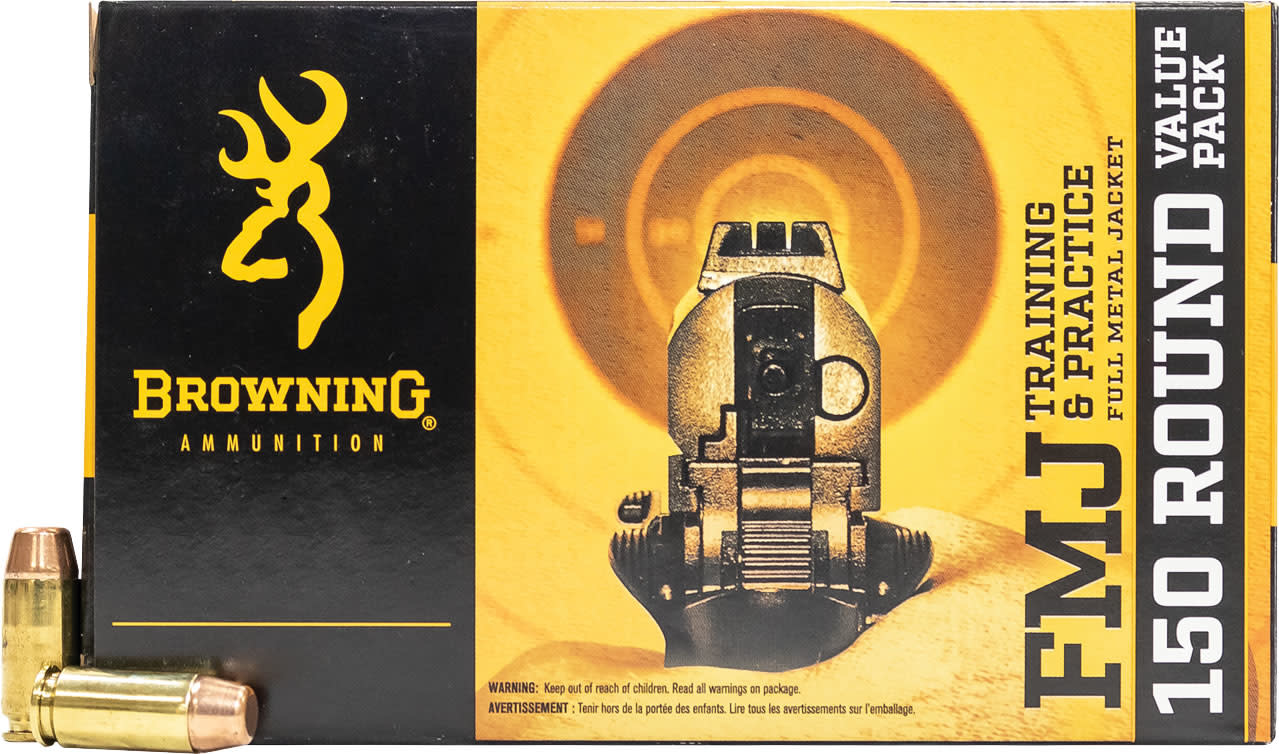 Browning 40S&W 165 FMJ - 150 Rounds