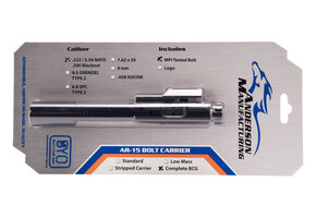 BOLT CARRIER GROUP ASSY., 5.56 NATO, M16 PROFILE, NITRIDE BOLT & CARRIER RETAIL PACKAGED