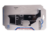 PACKAGED 80% LOWER RECEIVER, AM-15, OPEN TRIGGER, ANODIZED BLACK