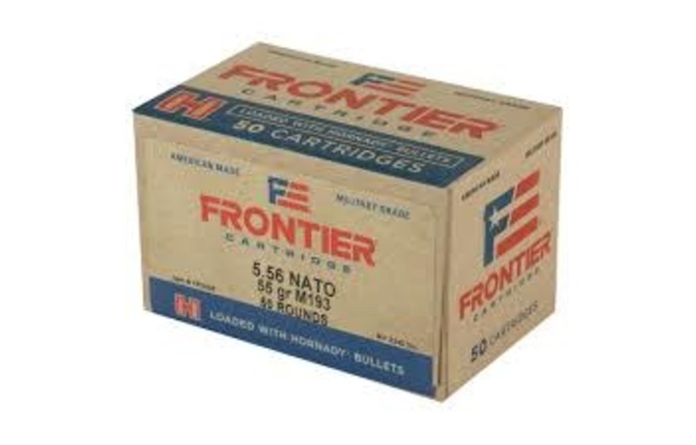 FRONTIER® 5.56 NATO 55 GR FMJ (XM193) (50 - ORIENTED) ††