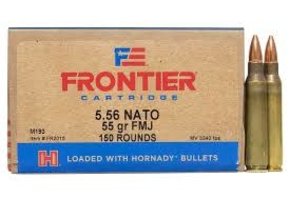 FRONTIER® 5.56 NATO 55 GR FMJ (XM193) (150 - ORIENTED) **Limit 2 per customer**