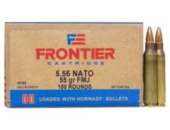 FRONTIER® 5.56 NATO 55 GR FMJ (XM193) (150 - ORIENTED) **Limit 2 per customer**