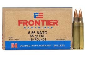 FRONTIER® 5.56 NATO 55 GR FMJ (XM193) (150 - ORIENTED) **Limit 2 per customer**