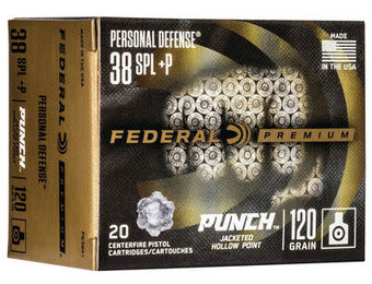 Federal 38 Special 120GR PUNCH JHP