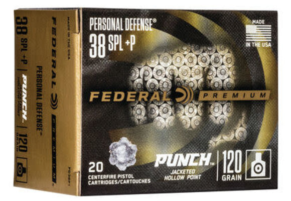 Federal 38 Special 120GR PUNCH JHP