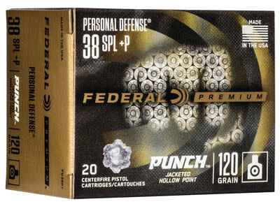 Federal 38 Special 120GR PUNCH JHP