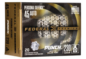 .45 Auto 230GR PUNCH JHP