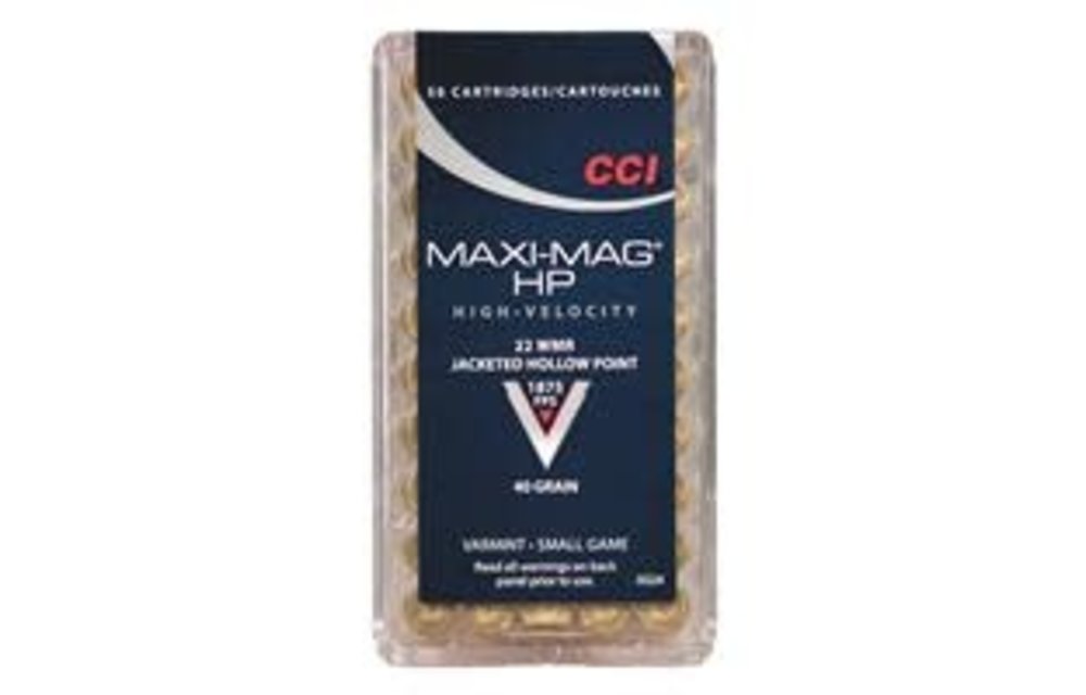 CCI 22 WMR MAXI MAG 40 GR JHP *