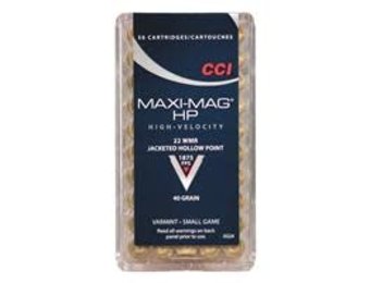 CCI 22 WMR MAXI MAG 40 GR JHP *