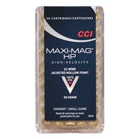 CCI 22 WMR MAXI MAG 40 GR JHP *